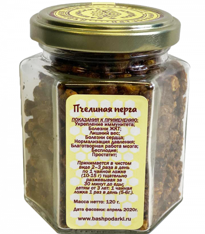 Башкирская перга пчелиный хлеб 110г - Башкирские подарки