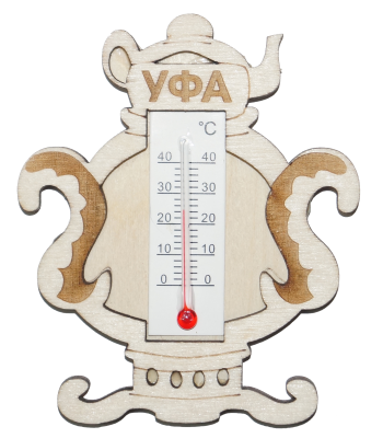 Магнит двусл. №7 Самовар Уфа с термометром