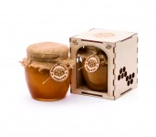 Мед натуральный донниковый 0,68 кг с сотой амфора без подарочной коробки